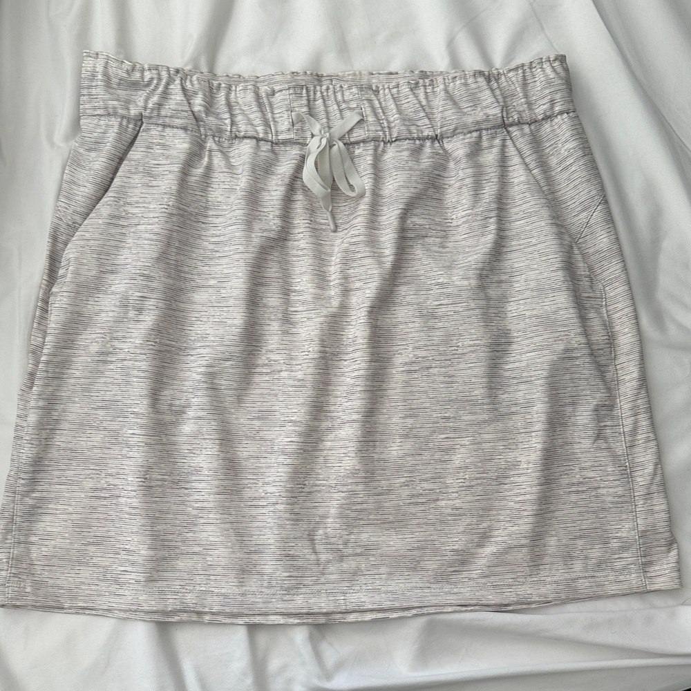 Hilary Radley Light Gray Mini Skirt